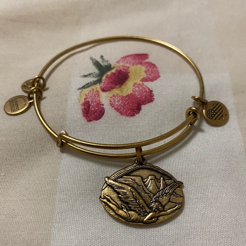 Alex & Ani Guardian of Freedom Gold Finish